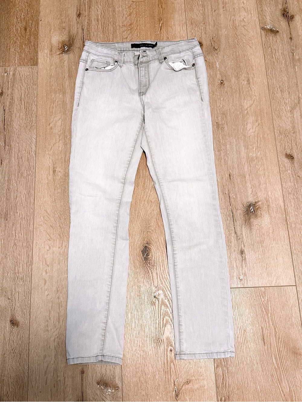 Calvin Klein Light Gray Skinny Jeans